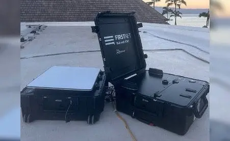 A mini CRD on the roof