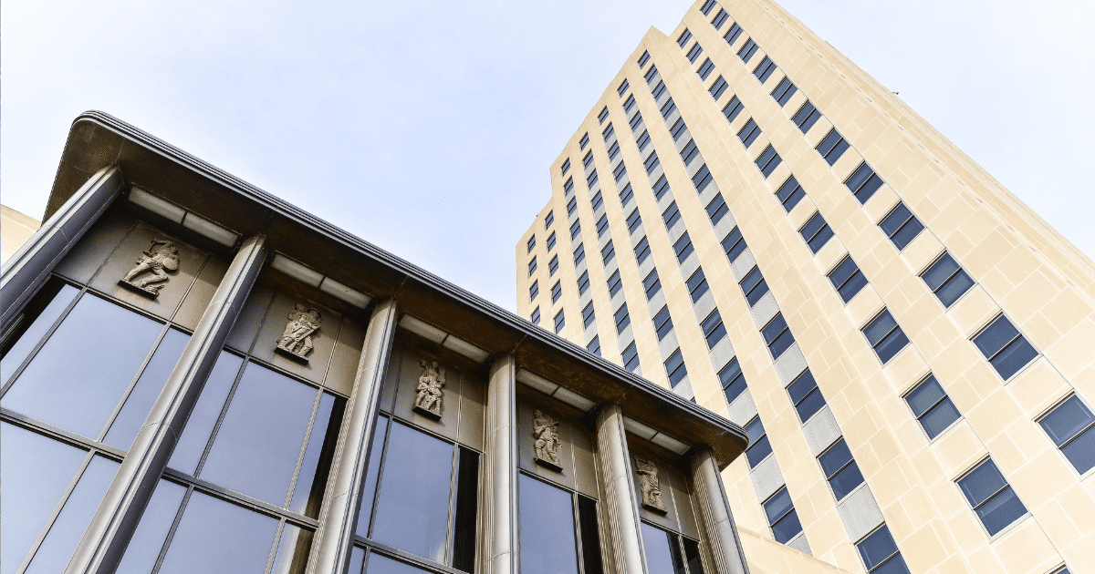 An image of the North Dakota State Capitol