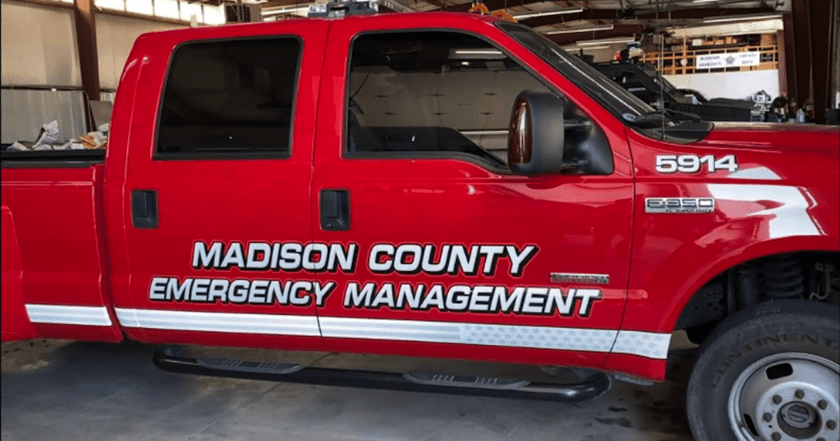 Madison County Emergency Management Truck