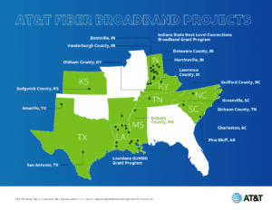 AT&T Regional Fiber Projects