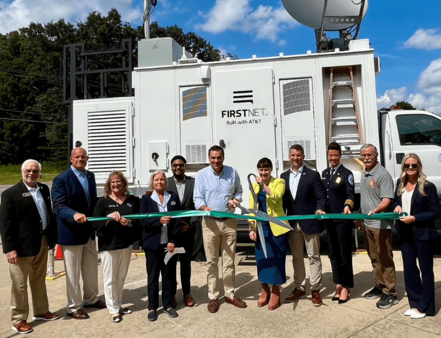 FirstNet ribbon cutting