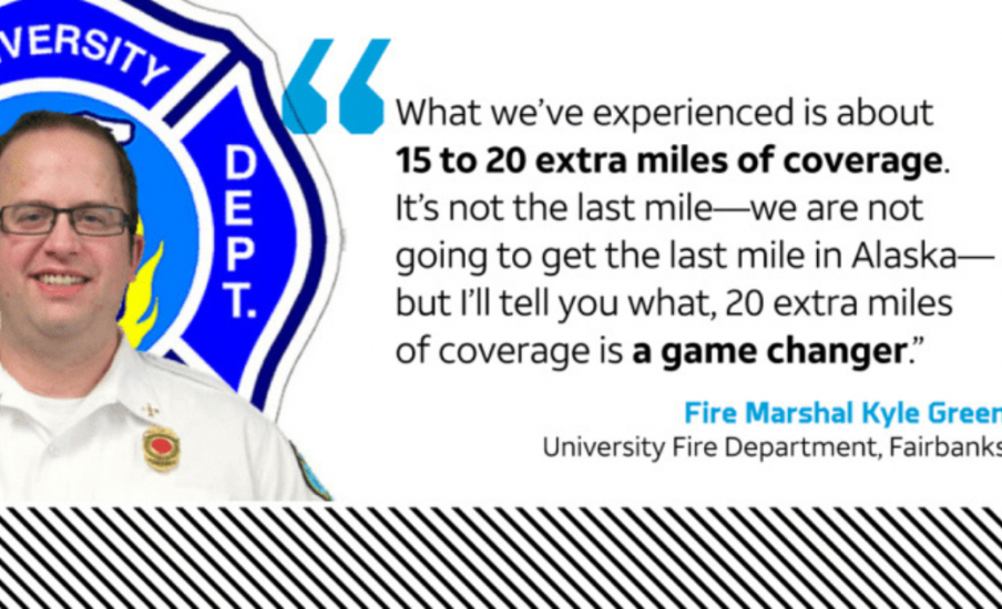 a quote from Fire Marshall Kyle Green, University Fire Department, Fairbanks