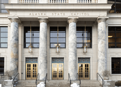 An image of the Alaska State Capitol