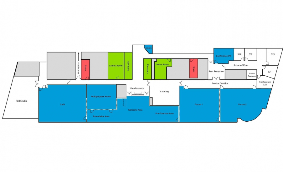 A map of the AT&T Forum