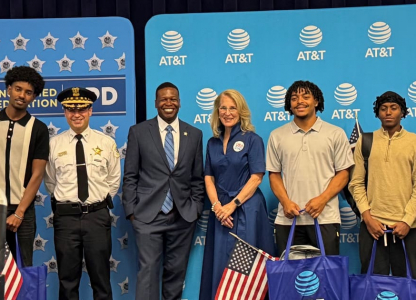 Group of people smiling