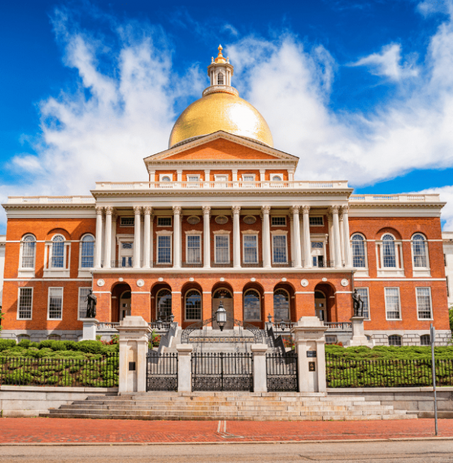 An image of the MA State Capitol