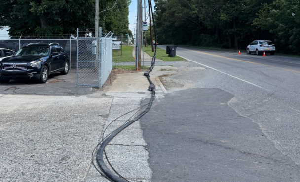 Evidence of copper theft