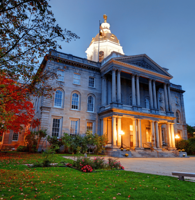 An image of the NH State House