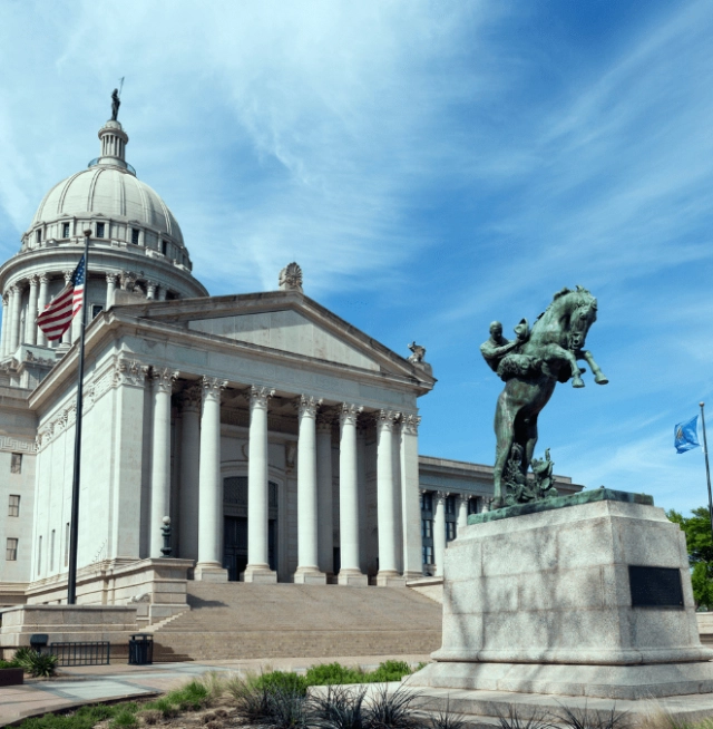 An image of the OK State Capitol