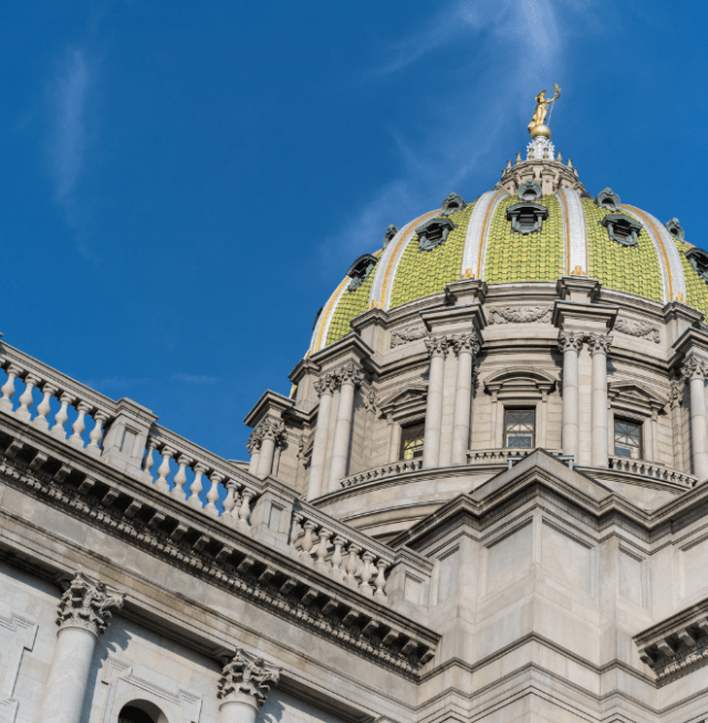 An image of the PA State Capitol