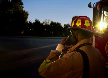 Firefighter landscape
