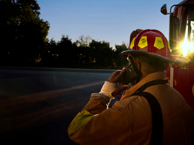 Firefighter landscape