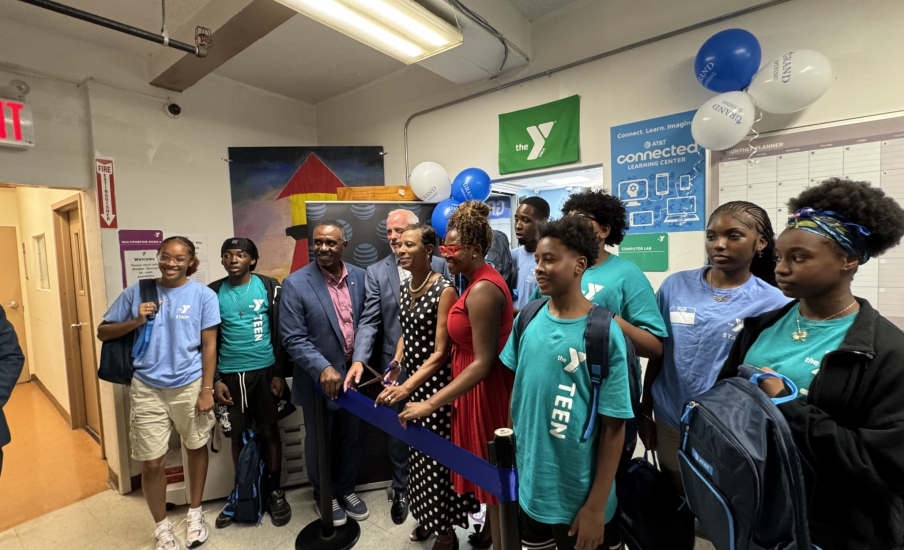 image of a ribbon cutting