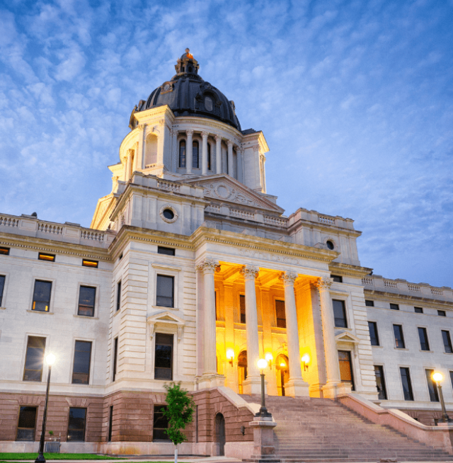 An image of the South Dakota State Capitol