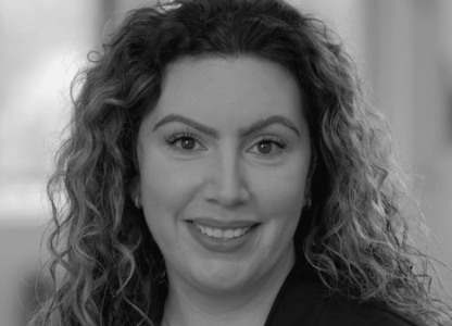 Headshot of a woman's face.