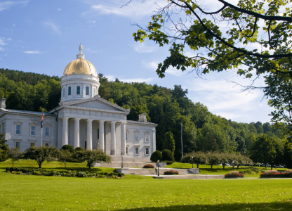 An image of the VT State Capitol
