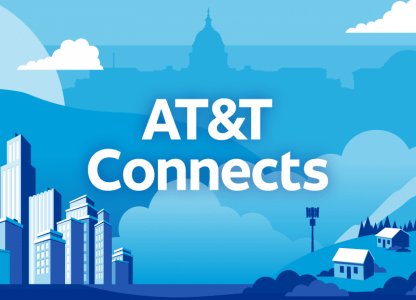 A graphic that says "AT&T Connects"